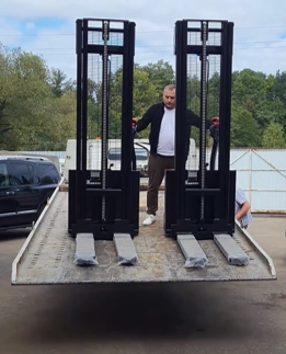 Тест-драйв складской техники на нашем складе в Волгограде